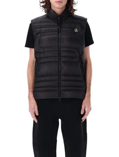 MONCLER MONCLER EMEISHAN SNAKE-QUILTED DOWN GILET