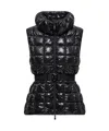 Moncler Emilion Square-quilted Down Vest In Black