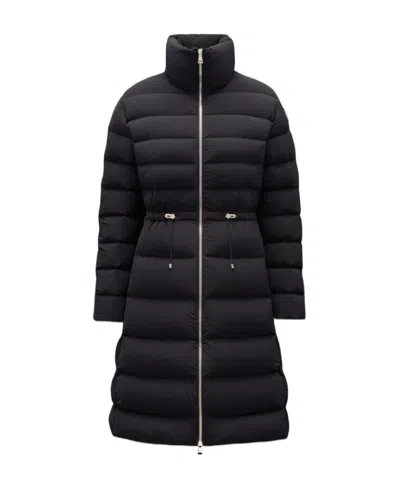 Moncler Emparis Long Down Jacket In Multi