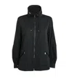 Moncler Enet Technical Twill Parka With Adjustable Hood In Black
