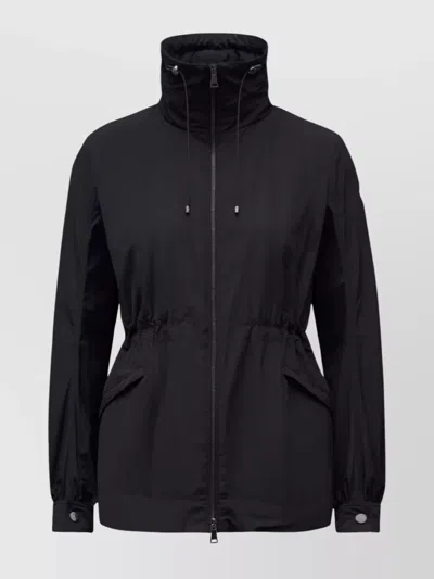 MONCLER ENET TECHNICAL TWILL PARKA WITH ADJUSTABLE HOOD