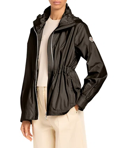 Moncler Enette Short Parka In Black