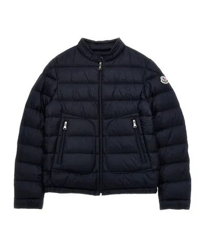 Moncler Enfant Acorus Packable Down Jacket In Blue