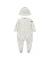 Moncler Enfant All-over Patterned Crewneck Rompers In White