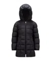 Moncler Enfant Arina Hooded Down Jacket In Black