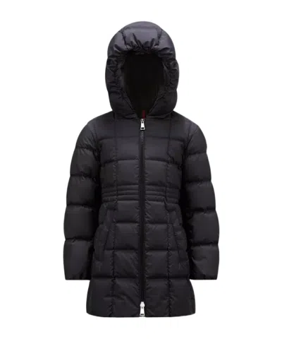 Moncler Enfant Arina Hooded Down Jacket In Black
