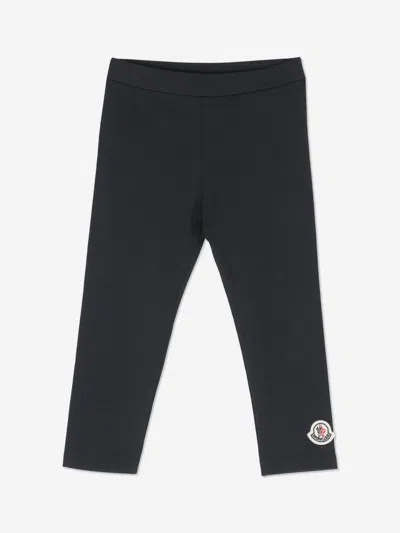 Moncler Enfant · Moncler Enfant Baby Girls Logo Leggings In Black