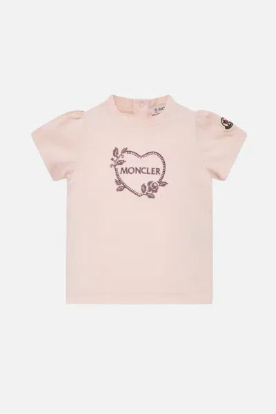 Moncler Enfant · Moncler Enfant Baby Heart T Shirt In White