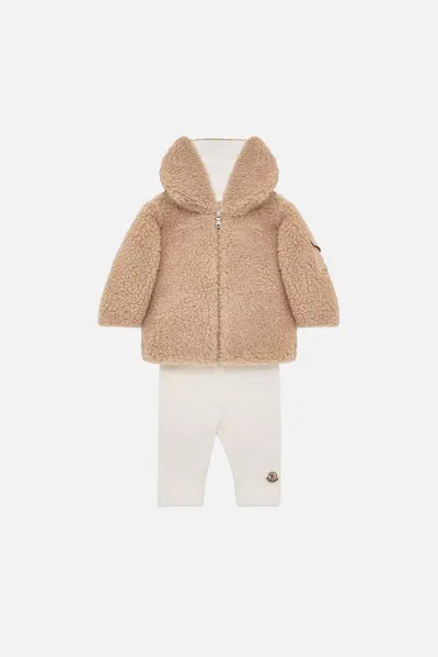 Moncler Enfant · Kids' Moncler Enfant Baby Teddy Set In White