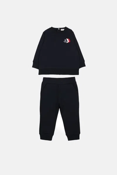 Moncler Enfant · Moncler Enfant Baby Triple Logo Tracksuit Set In Transparent