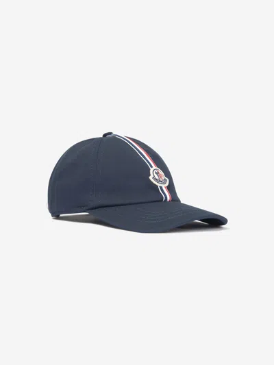Moncler Enfant · Kids' Moncler Enfant Boys Logo Baseball Cap In Blue
