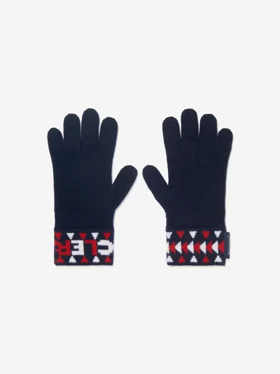 Moncler Enfant · Kids' Moncler Enfant Boys Wool Knitted Gloves S 4 - 6 Yrs Navy In Blue