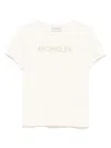 Moncler Enfant Cotton T-shirt In White