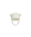 Moncler Enfant Earflaps Teddy Cap In White