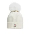 Moncler Wool Beanie With Pom Pom