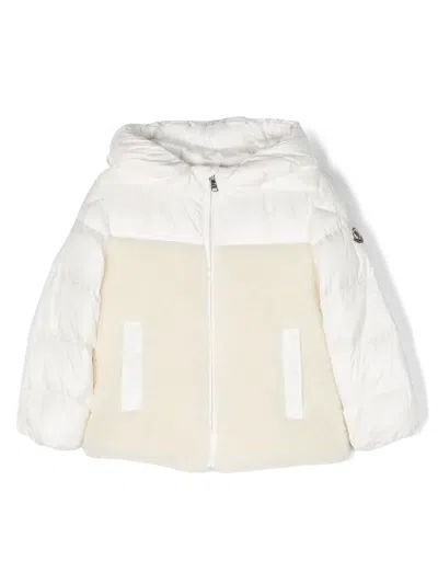 Moncler Enfant · Babies' Fleece-panelling Padded Jacket In White