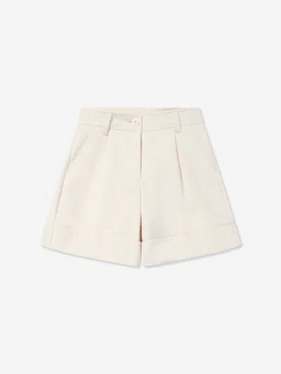 Moncler Enfant · Kids' Moncler Enfant Girls Woven Shorts In Neutral