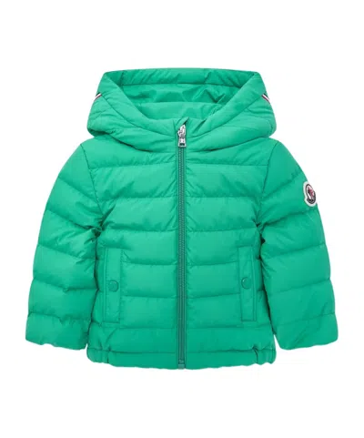 Moncler Dilar Hooded Down Jacket In Green