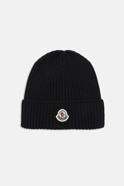 Moncler Enfant · Moncler Enfant Kids Archive Logo Hat In Black