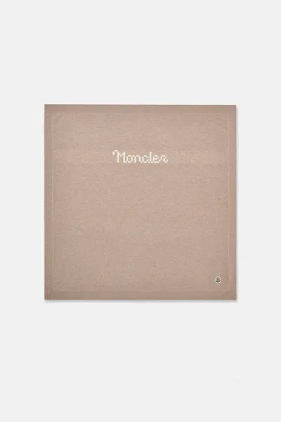 Moncler Enfant · Moncler Enfant Kids Branded Blanket In Beige