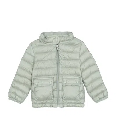 Moncler Enfant Lans Down Jacket In Green