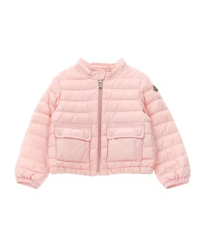 Moncler Enfant Lans Down Jacket In Pink