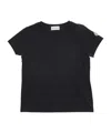 Moncler Tee Multi Logo In Black