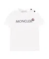 Moncler Logo-print Cotton T-shirt In White