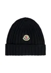 Moncler Enfant Logo Patch Beanie