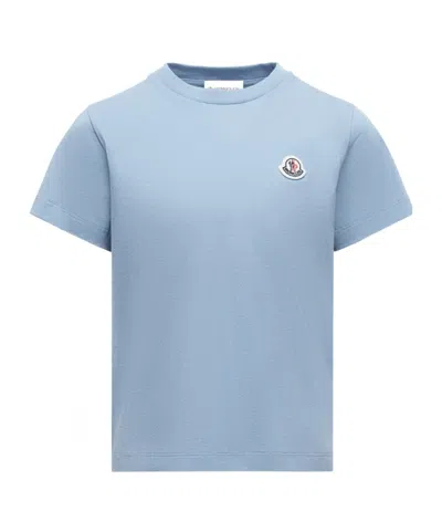 Moncler Short-sleeved T-shirt In Blue