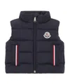 Moncler Buang Down Vest In Black