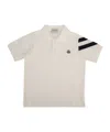Moncler Enfant Logo-patch Polo Shirt In White