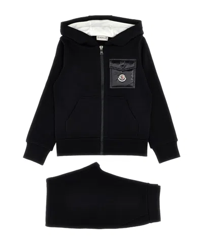 MONCLER MONCLER ENFANT LOGO PATCH TRACKSUIT