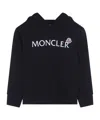 Moncler Enfant Logo Patch Hoodie In Black