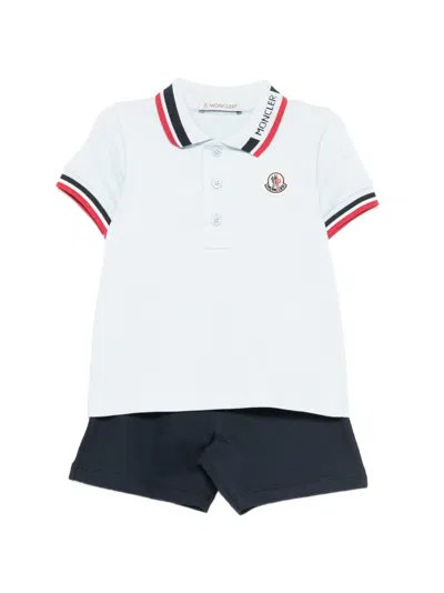Moncler Enfant · Babies' Logo Short Set (set Of Two) In Blue