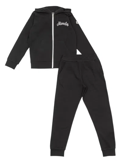 Moncler Enfant · Kids' Logo Tracksuit In Black