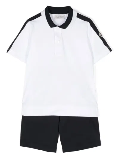 Moncler Enfant · Kids' Logo-patch Cotton Short Set (set Of Two) In Black