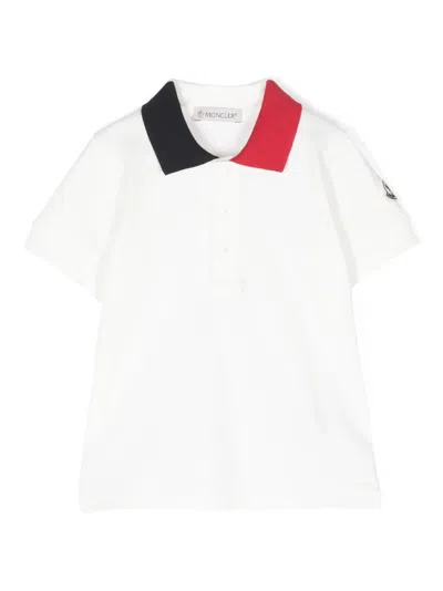 Moncler Enfant · Babies' Logo-patch Polo Shirt In White