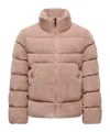 Moncler Marth Corduroy Down Jacket In Neutral