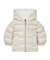 Moncler Long Sleeve Down Jacket In Neutral