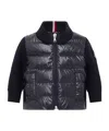 Moncler Long Sleeve Down Jacket In Black