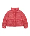 Moncler Enfant Puivert Down Jacket In Pink