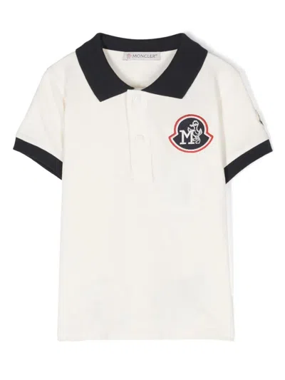Moncler Enfant · Ss Polo In White