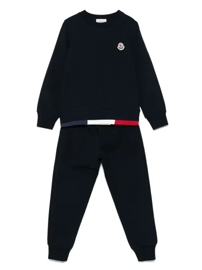 Moncler Enfant · Kids' Stretch-cotton Tracksuit In Blue