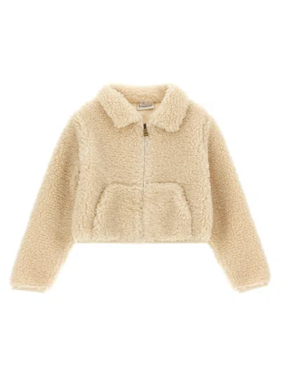 Moncler Enfant Teddy Effect Sweatshirt In Multi