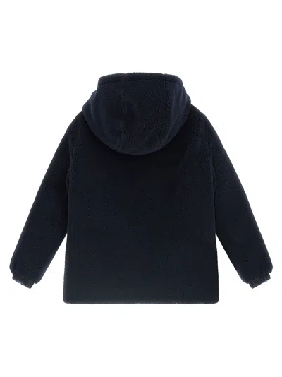 Moncler Enfant 'varando' Reversible Parka In Blue