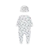 Moncler Ensemble En Coton À Logo Ours En Peluche In White