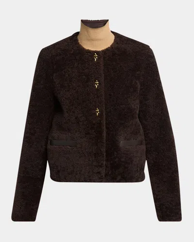 Moncler Epernon Jacket In Brown