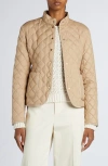 Moncler Beige Epin Puffer Jacket In Beige