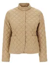 Moncler Beige Epin Puffer Jacket In Beige